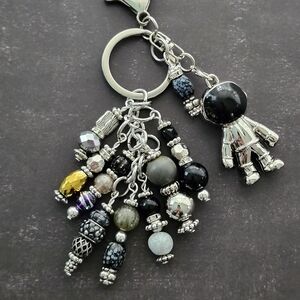 Astronaut Purse Charm Keychain Backpack Zipper NASA 75th Handcrafted